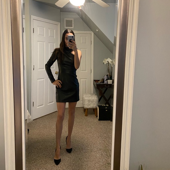 Leather Zara Dress - Picture 2 of 3
